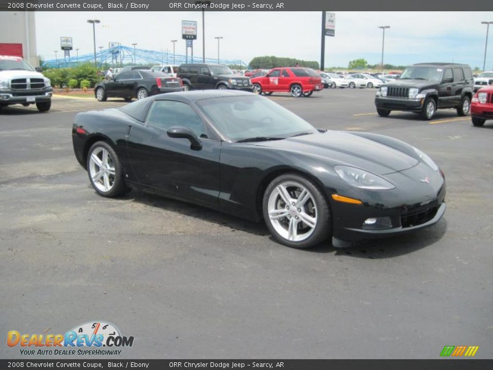 2008 Chevrolet Corvette Coupe Black / Ebony Photo #3