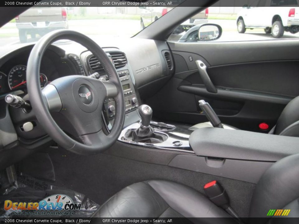 2008 Chevrolet Corvette Coupe Black / Ebony Photo #6