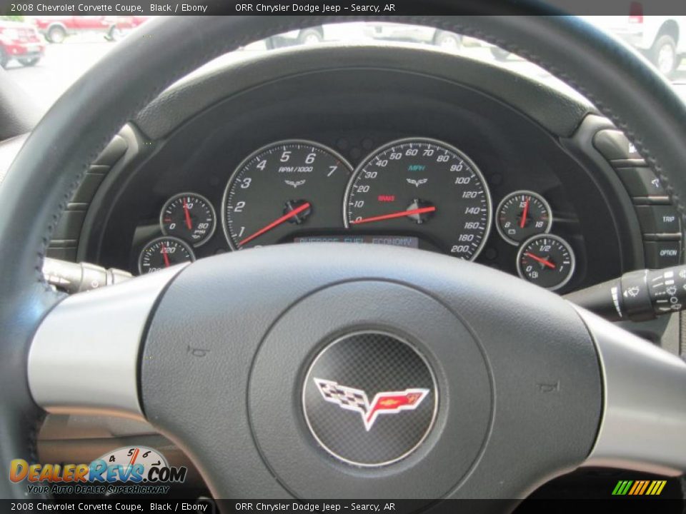 2008 Chevrolet Corvette Coupe Black / Ebony Photo #7