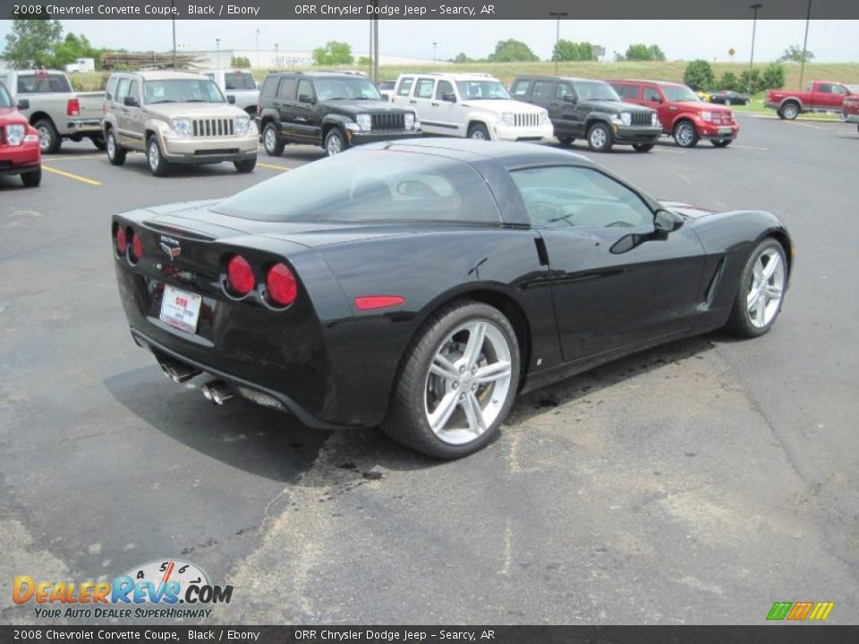 2008 Chevrolet Corvette Coupe Black / Ebony Photo #8