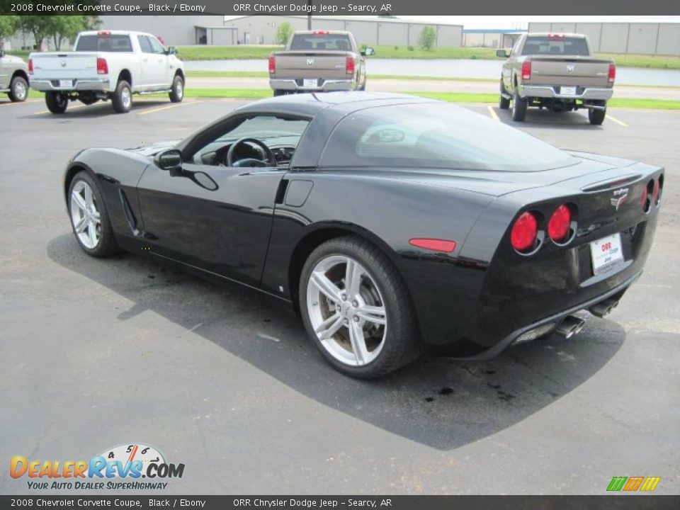 2008 Chevrolet Corvette Coupe Black / Ebony Photo #10