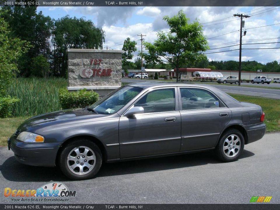 2001 Mazda 626 ES Moonlight Gray Metallic / Gray Photo #1