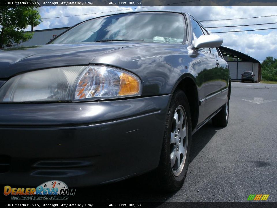 2001 Mazda 626 ES Moonlight Gray Metallic / Gray Photo #2