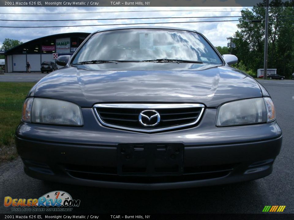 2001 Mazda 626 ES Moonlight Gray Metallic / Gray Photo #3