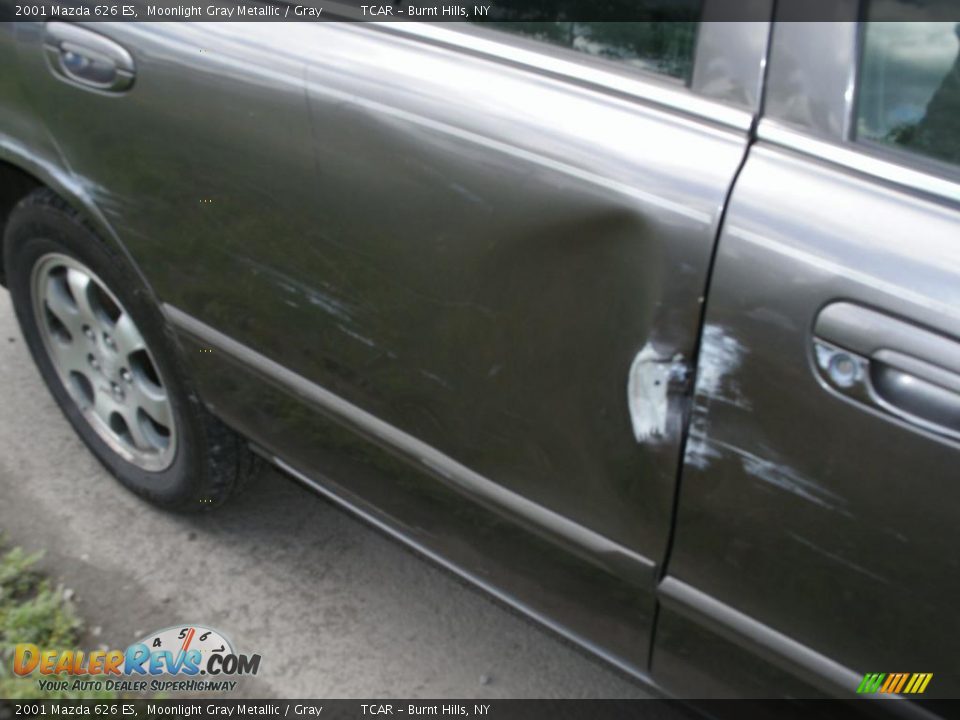 2001 Mazda 626 ES Moonlight Gray Metallic / Gray Photo #4
