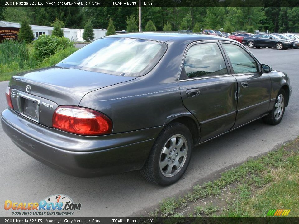 2001 Mazda 626 ES Moonlight Gray Metallic / Gray Photo #5