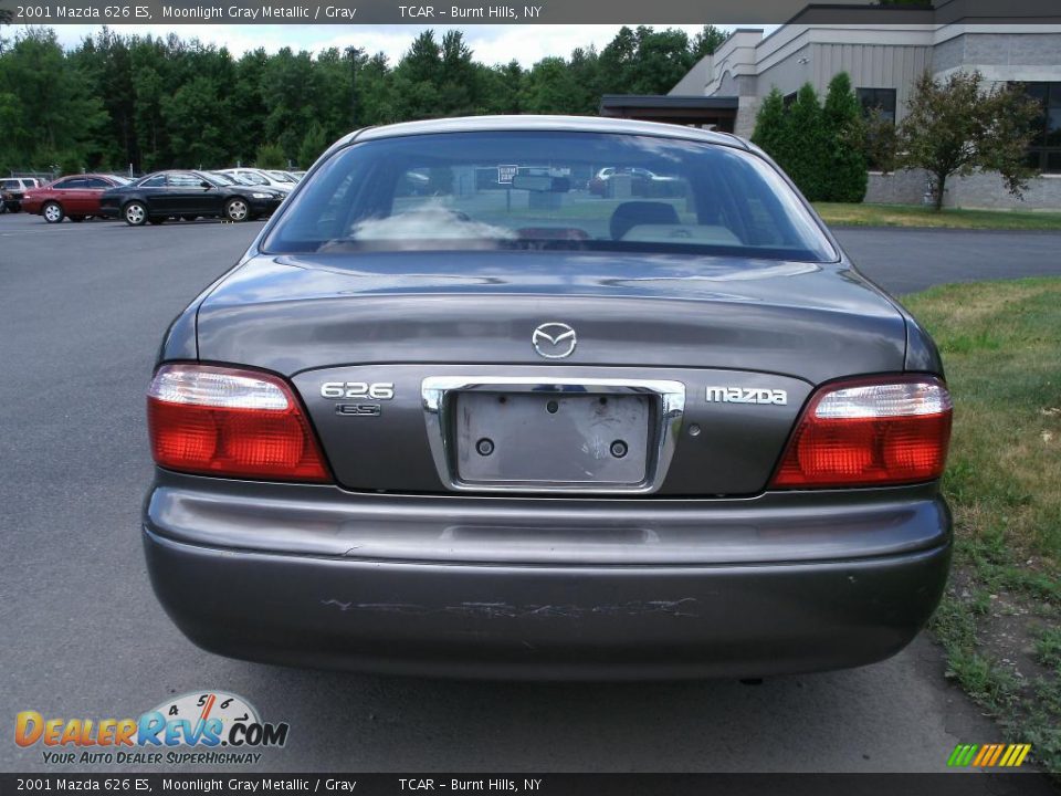 2001 Mazda 626 ES Moonlight Gray Metallic / Gray Photo #6