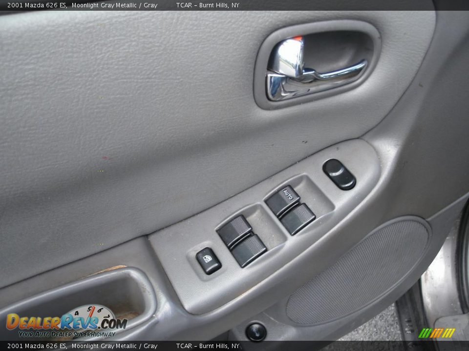 2001 Mazda 626 ES Moonlight Gray Metallic / Gray Photo #7