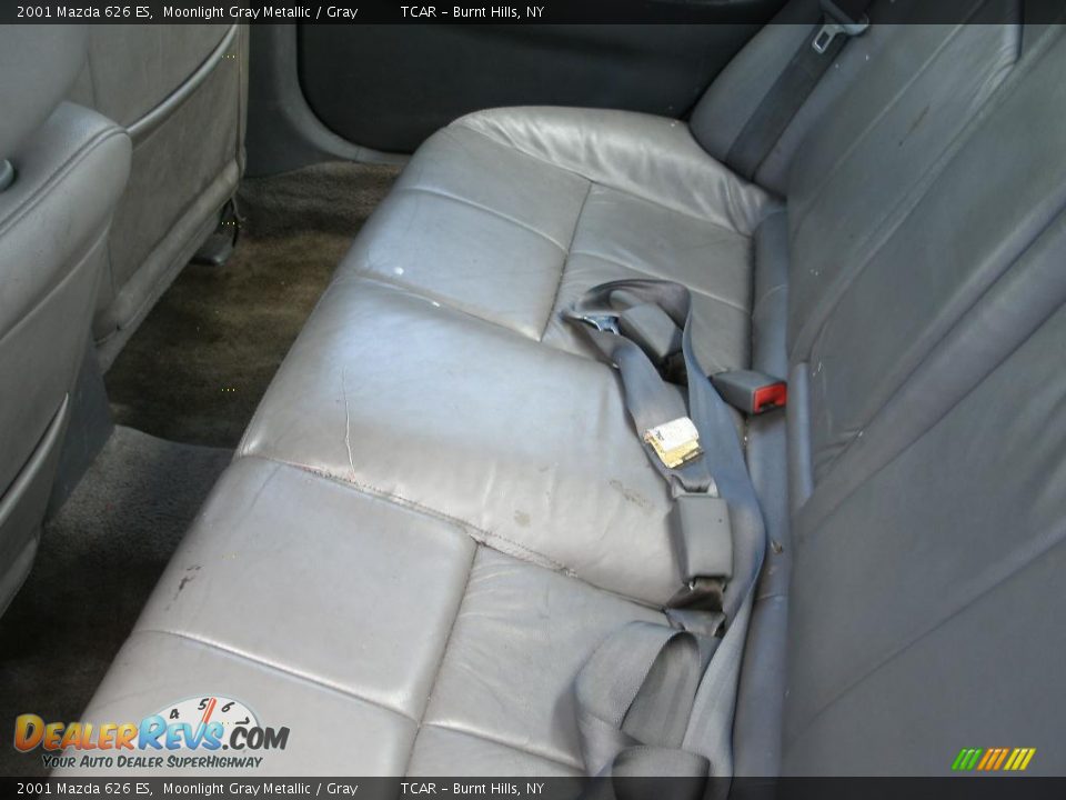 2001 Mazda 626 ES Moonlight Gray Metallic / Gray Photo #9