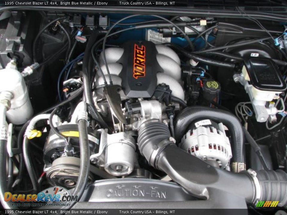 1995 Chevrolet Blazer LT 4x4 Bright Blue Metallic / Ebony Photo #17