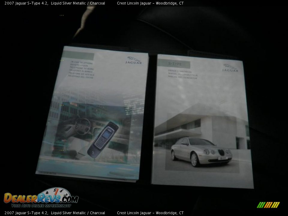 2007 Jaguar S-Type 4.2 Liquid Silver Metallic / Charcoal Photo #13