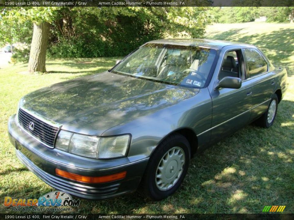 1990 Lexus LS 400 Flint Gray Metallic / Gray Photo #2