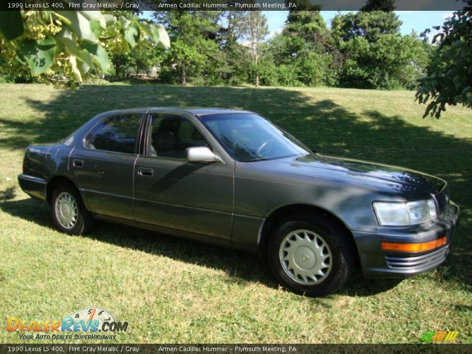 1990 Lexus LS 400 Flint Gray Metallic / Gray Photo #4