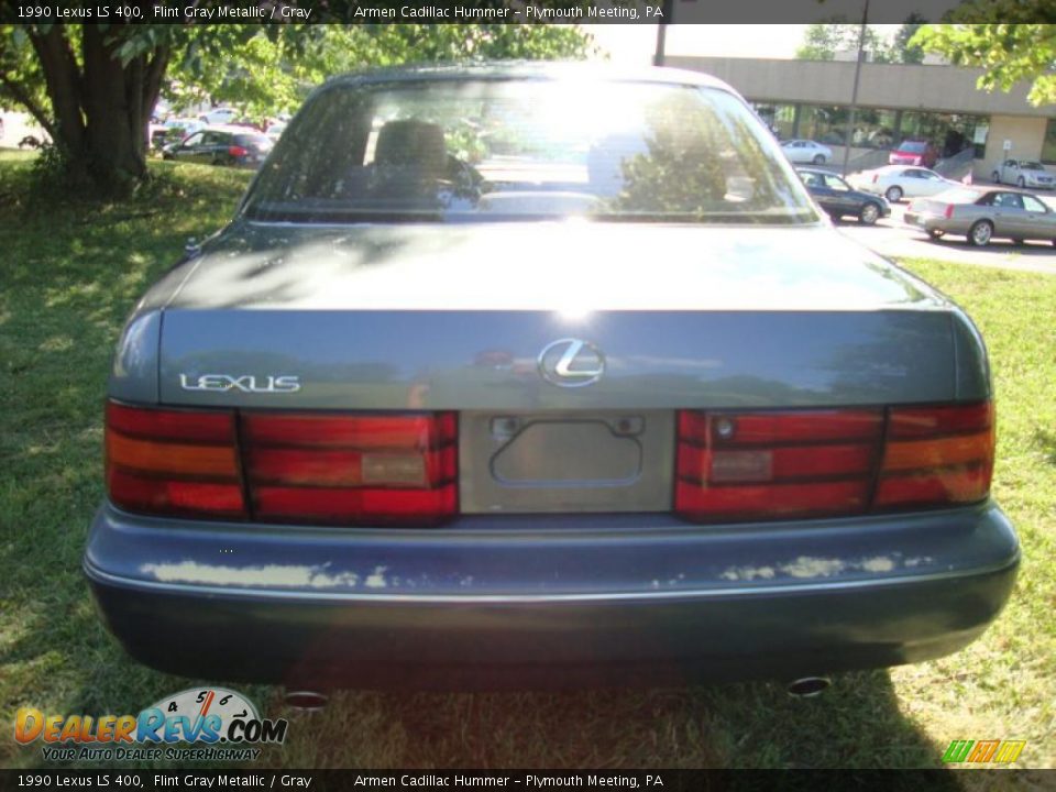1990 Lexus LS 400 Flint Gray Metallic / Gray Photo #5