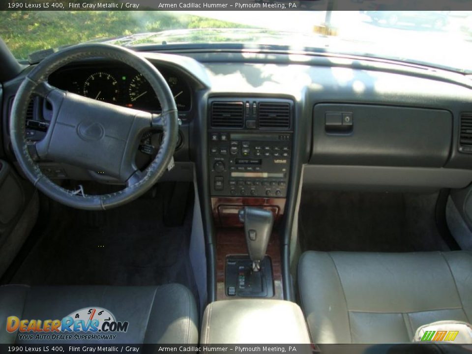 1990 Lexus LS 400 Flint Gray Metallic / Gray Photo #8