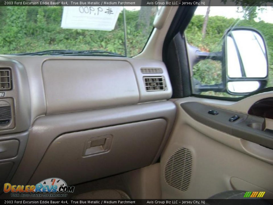 2003 Ford Excursion Eddie Bauer 4x4 True Blue Metallic / Medium Parchment Photo #12