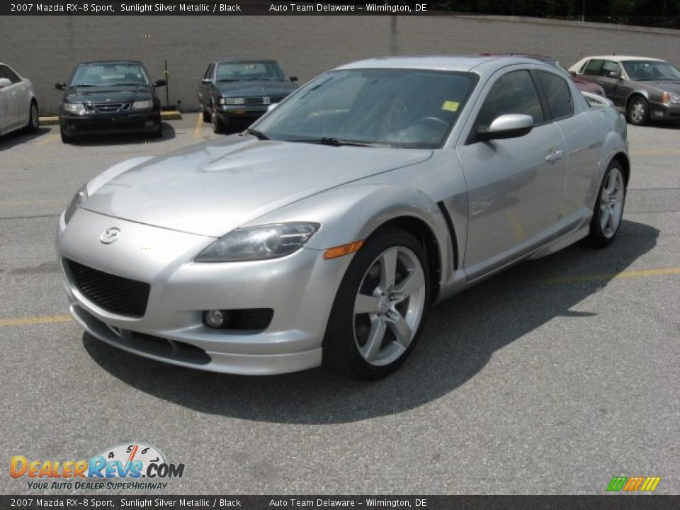 2007 Mazda RX-8 Sport Sunlight Silver Metallic / Black Photo #2