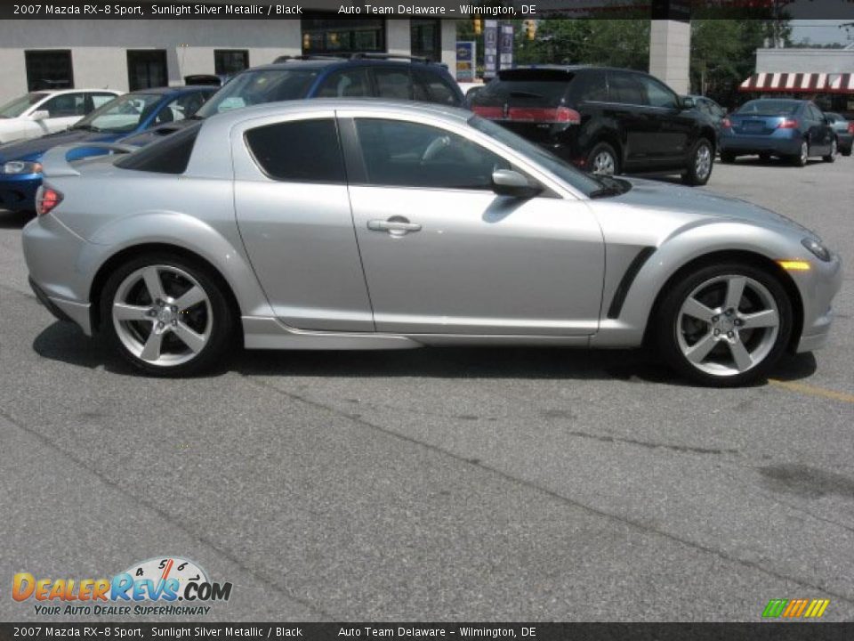 2007 Mazda RX-8 Sport Sunlight Silver Metallic / Black Photo #5