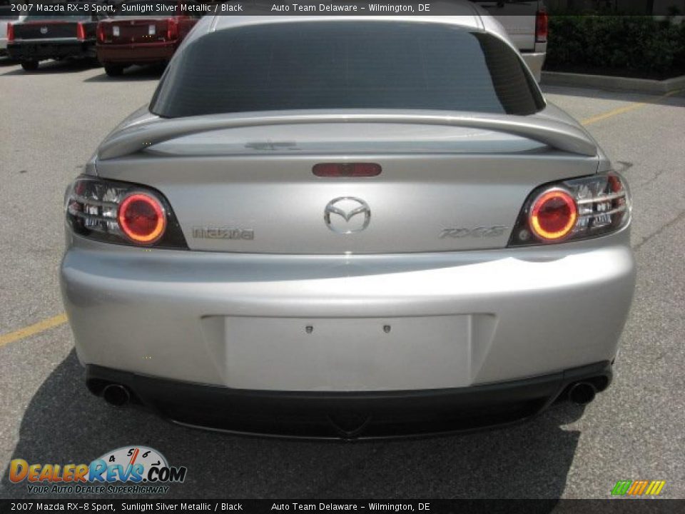 2007 Mazda RX-8 Sport Sunlight Silver Metallic / Black Photo #7