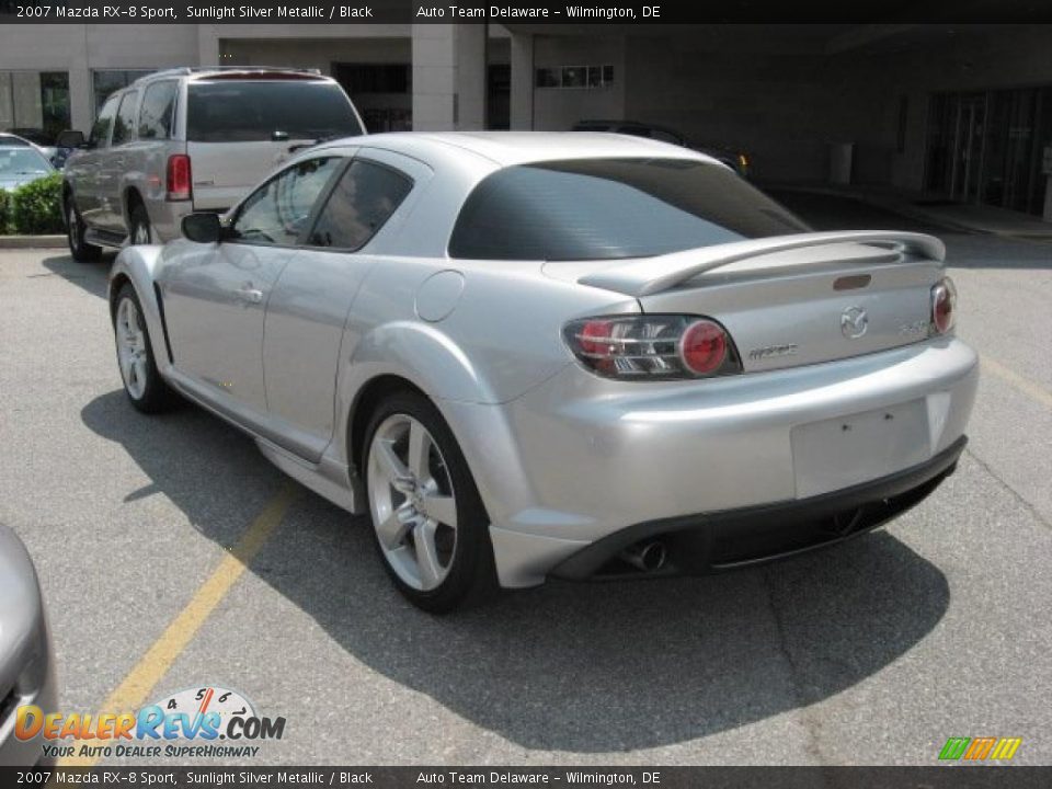 2007 Mazda RX-8 Sport Sunlight Silver Metallic / Black Photo #8