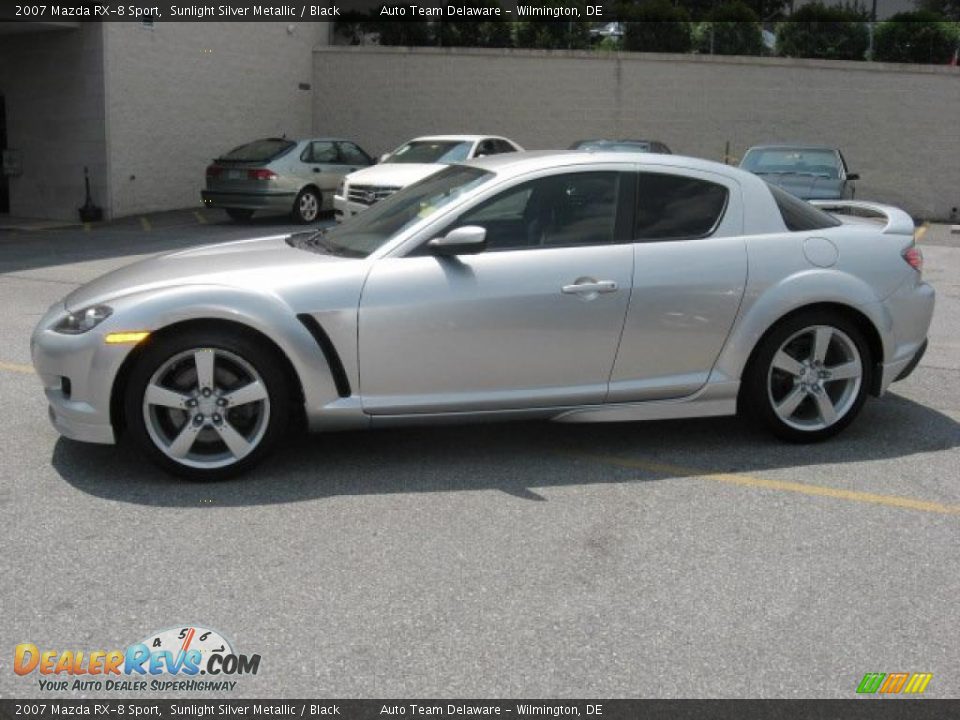 2007 Mazda RX-8 Sport Sunlight Silver Metallic / Black Photo #9