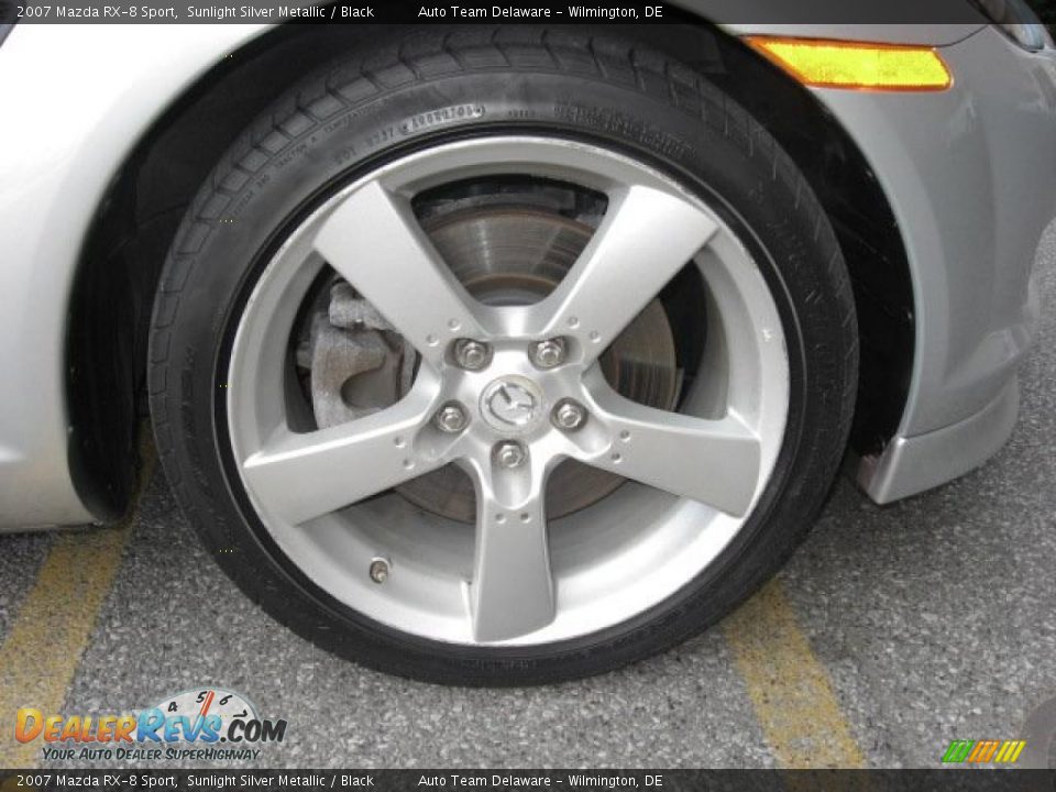 2007 Mazda RX-8 Sport Sunlight Silver Metallic / Black Photo #10