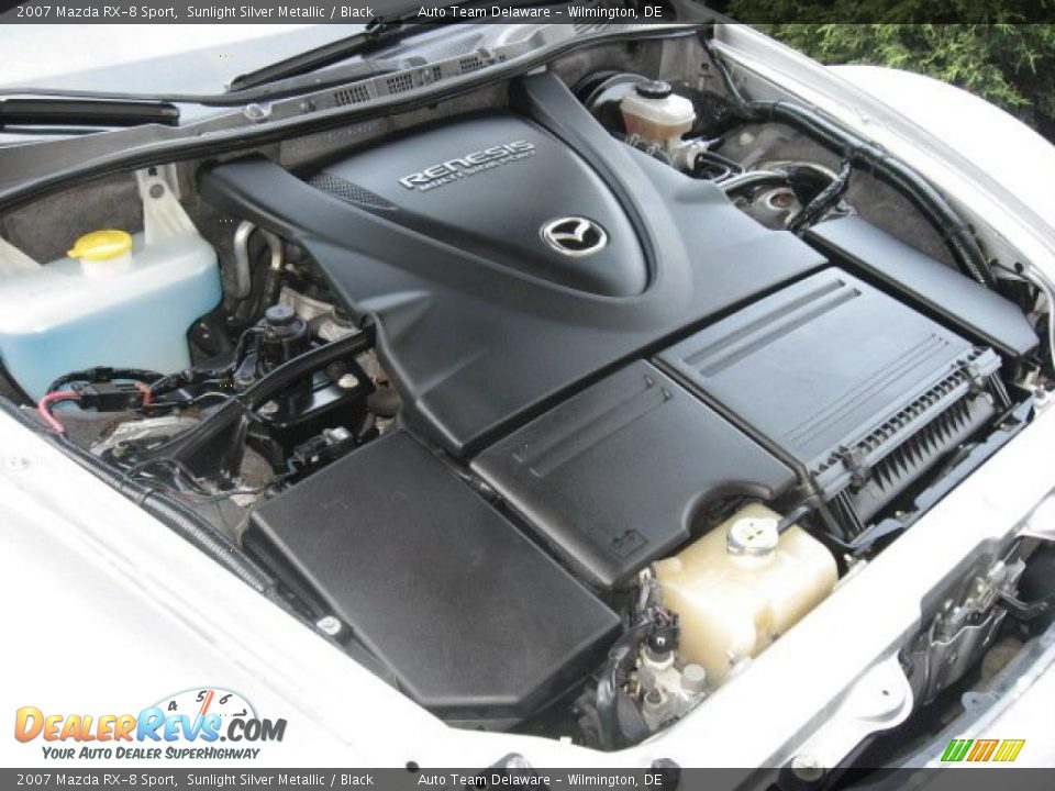 2007 Mazda RX-8 Sport Sunlight Silver Metallic / Black Photo #11