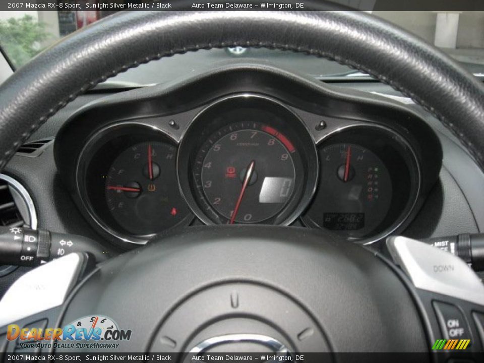 2007 Mazda RX-8 Sport Sunlight Silver Metallic / Black Photo #16