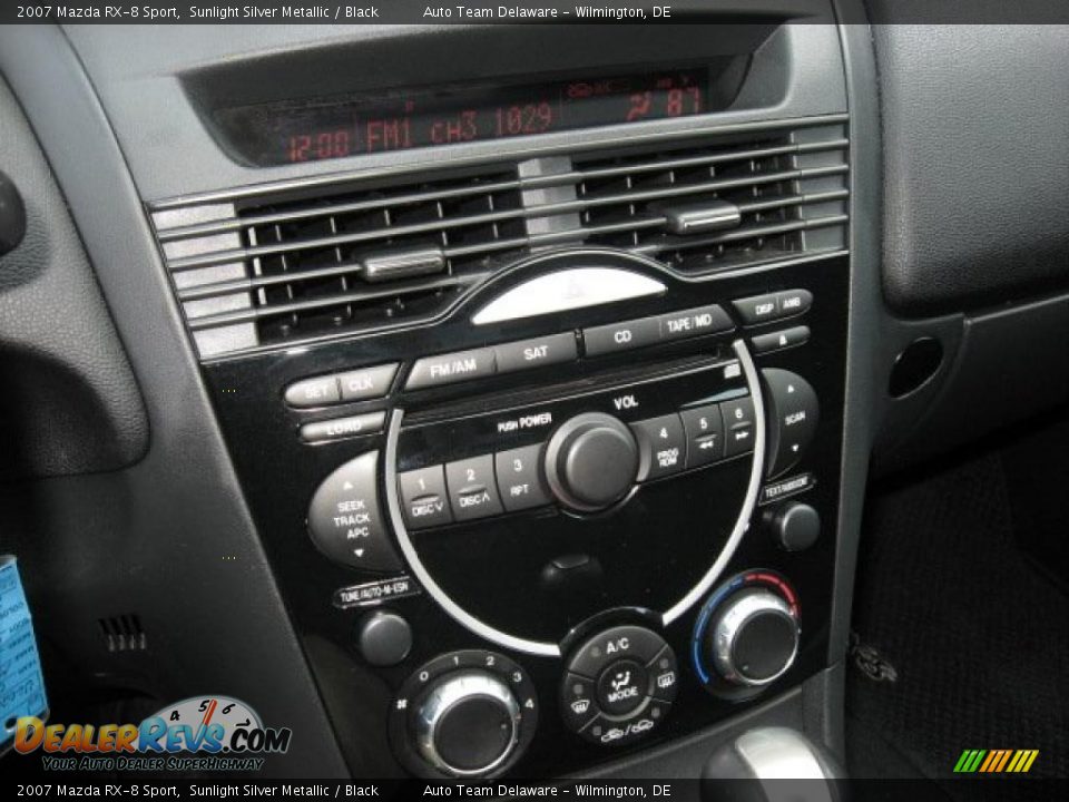 2007 Mazda RX-8 Sport Sunlight Silver Metallic / Black Photo #17