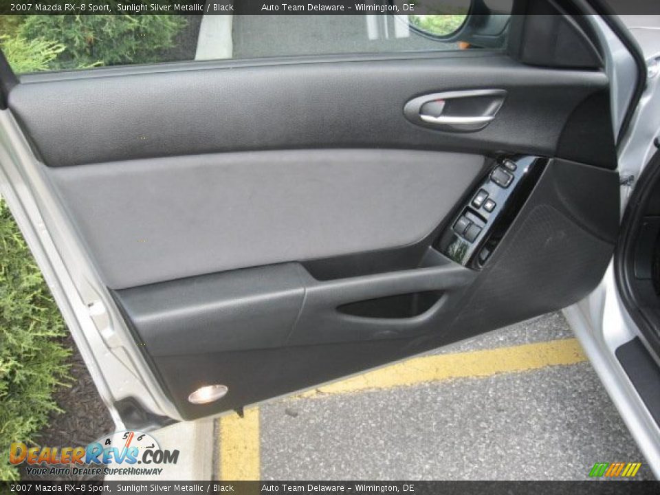 2007 Mazda RX-8 Sport Sunlight Silver Metallic / Black Photo #24