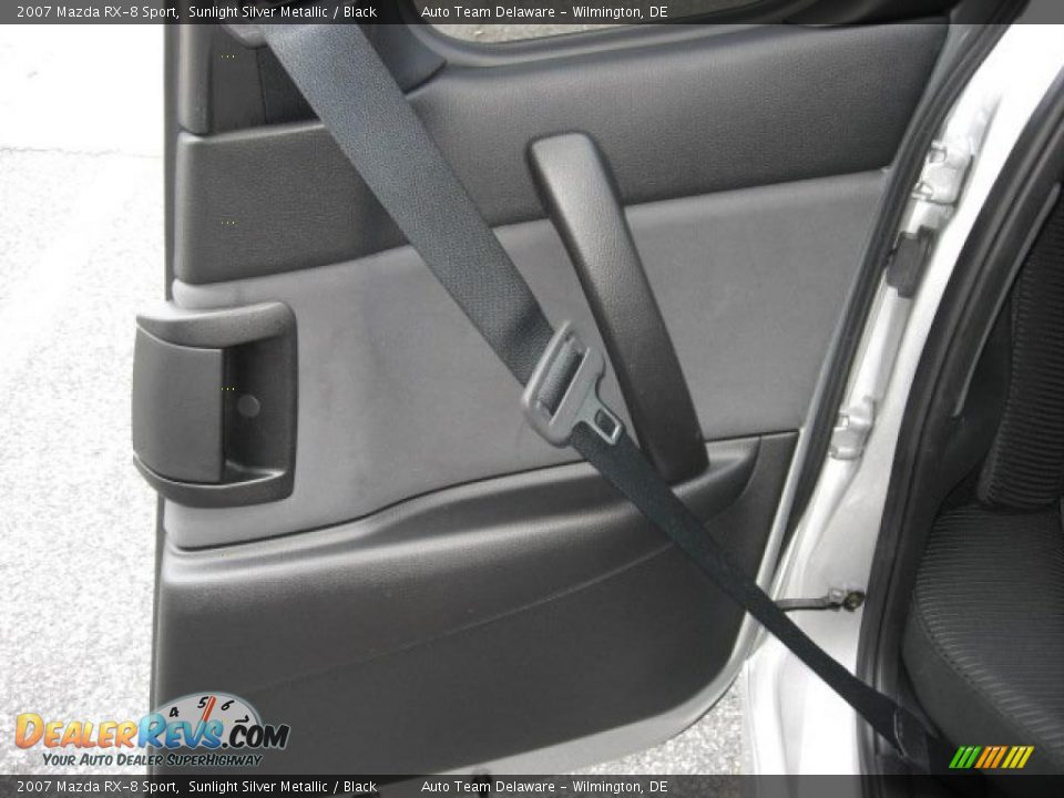 2007 Mazda RX-8 Sport Sunlight Silver Metallic / Black Photo #26
