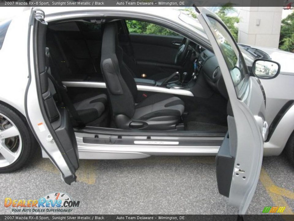 2007 Mazda RX-8 Sport Sunlight Silver Metallic / Black Photo #27