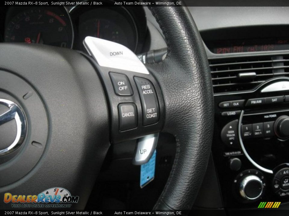 2007 Mazda RX-8 Sport Sunlight Silver Metallic / Black Photo #31