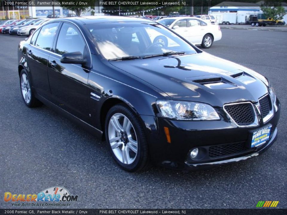 2008 Pontiac G8 Panther Black Metallic / Onyx Photo #3