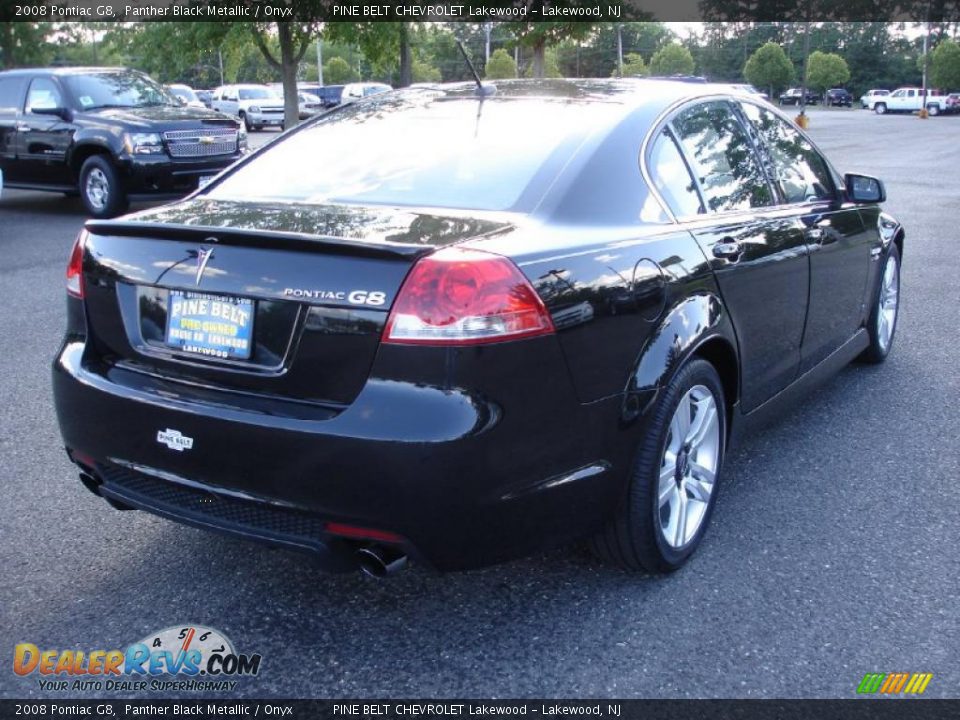 2008 Pontiac G8 Panther Black Metallic / Onyx Photo #4
