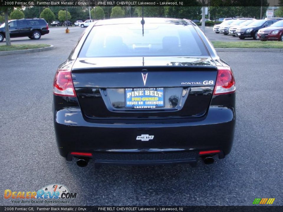 2008 Pontiac G8 Panther Black Metallic / Onyx Photo #5