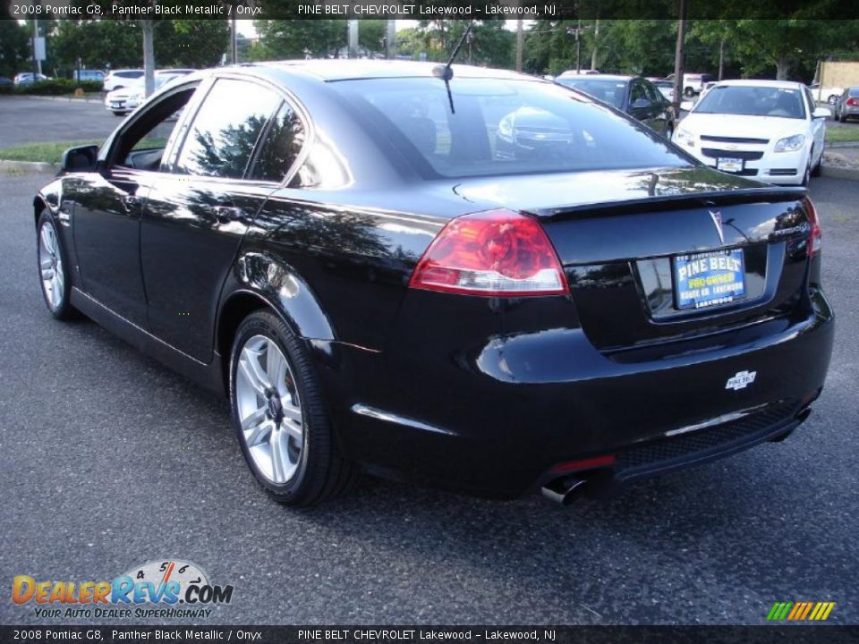 2008 Pontiac G8 Panther Black Metallic / Onyx Photo #6