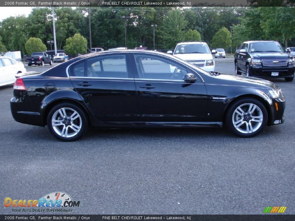 2008 Pontiac G8 Panther Black Metallic / Onyx Photo #7