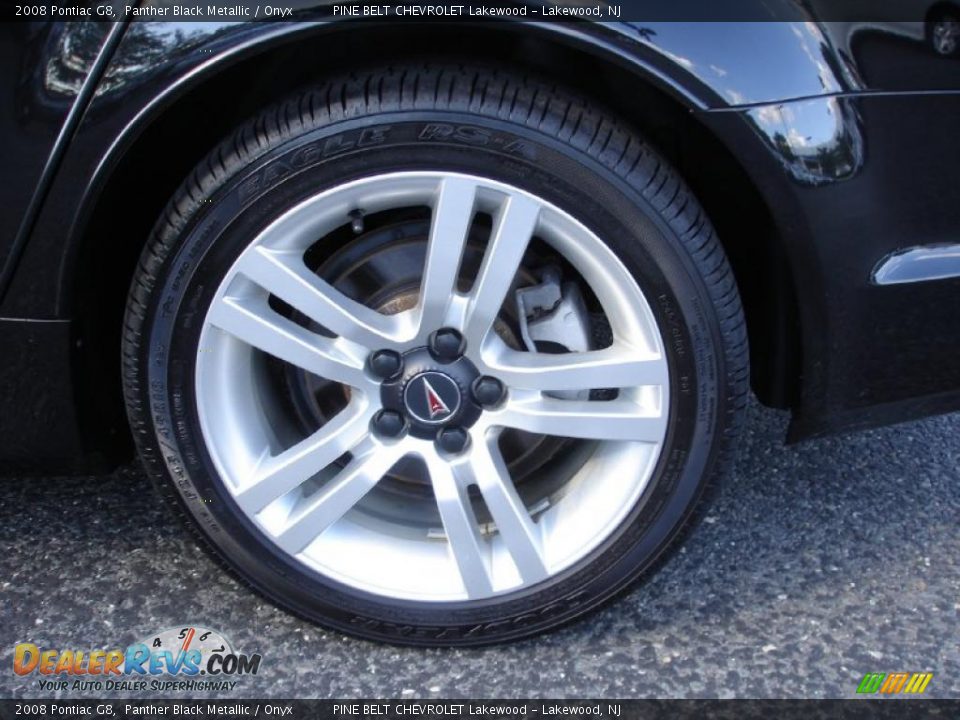 2008 Pontiac G8 Panther Black Metallic / Onyx Photo #8