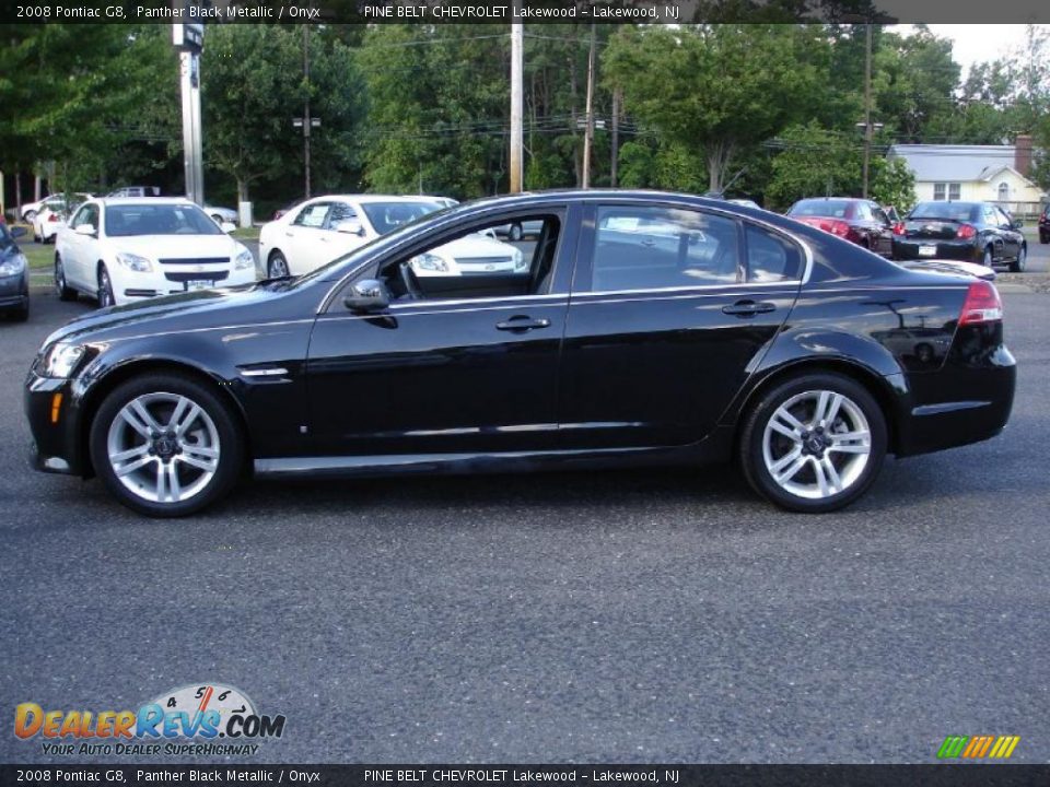 2008 Pontiac G8 Panther Black Metallic / Onyx Photo #9