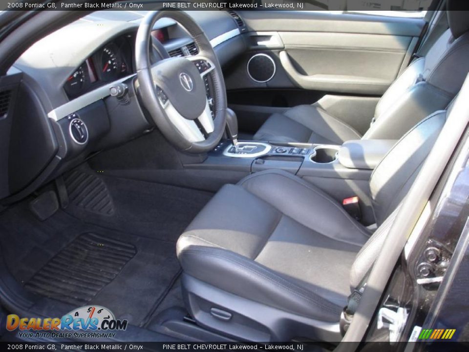2008 Pontiac G8 Panther Black Metallic / Onyx Photo #10