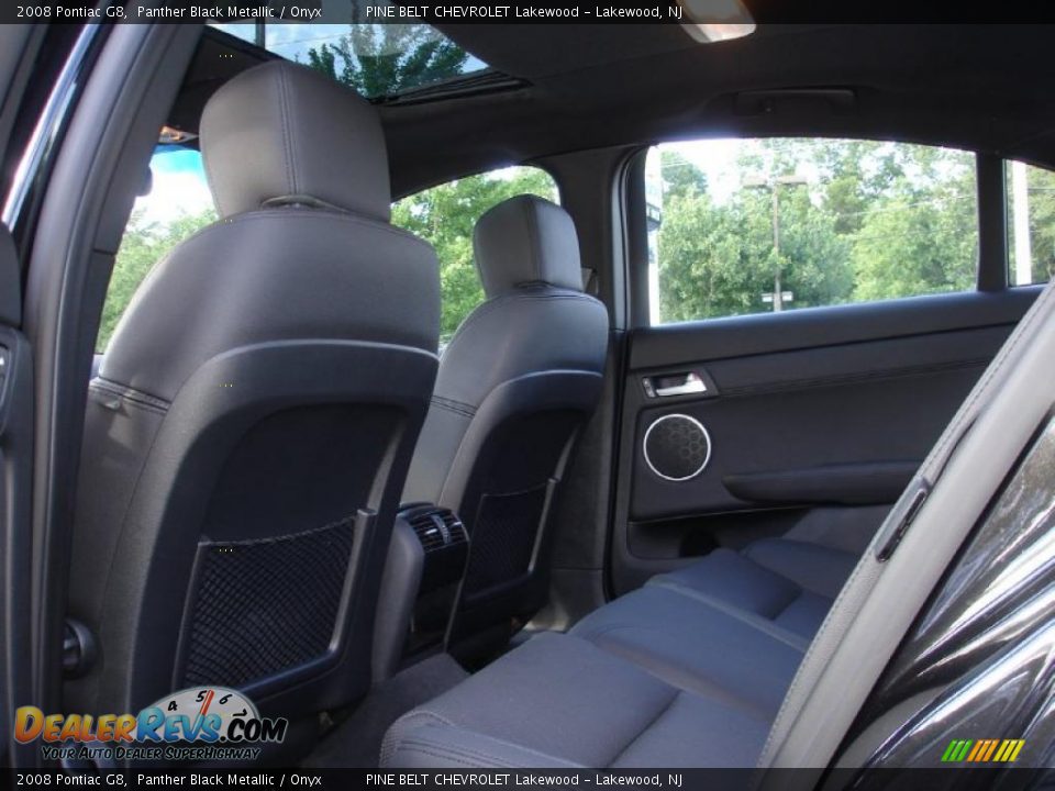 2008 Pontiac G8 Panther Black Metallic / Onyx Photo #11
