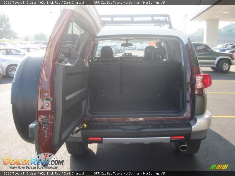 2010 Toyota FJ Cruiser 4WD Brick Red / Dark Charcoal Photo #9