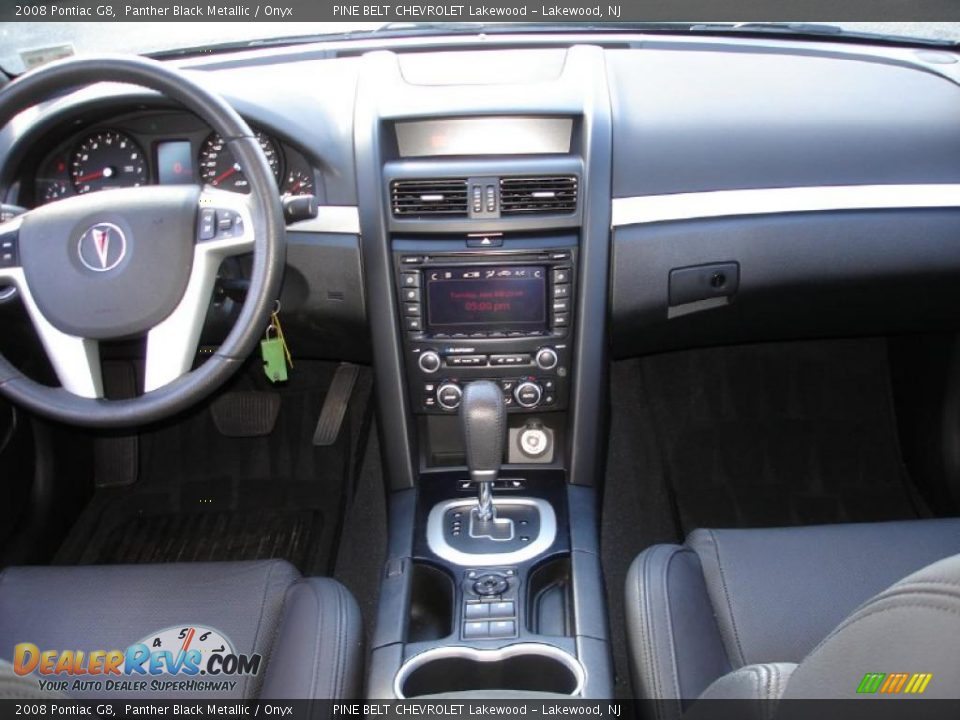 2008 Pontiac G8 Panther Black Metallic / Onyx Photo #12