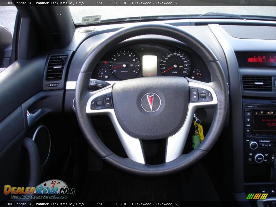 2008 Pontiac G8 Panther Black Metallic / Onyx Photo #13