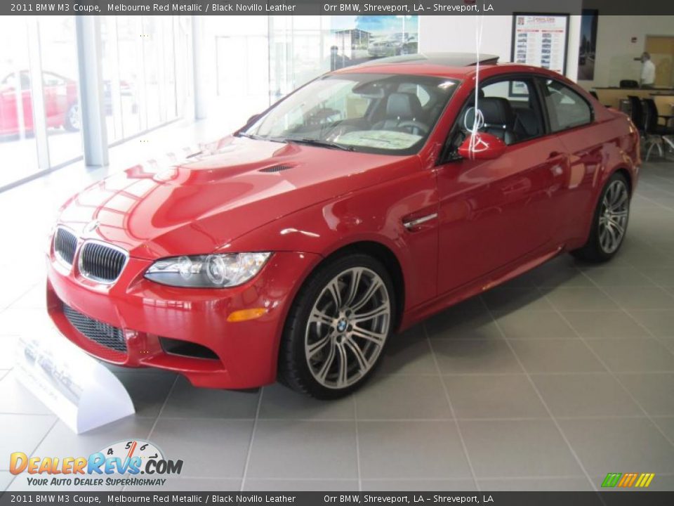 2011 BMW M3 Coupe Melbourne Red Metallic / Black Novillo Leather Photo #1