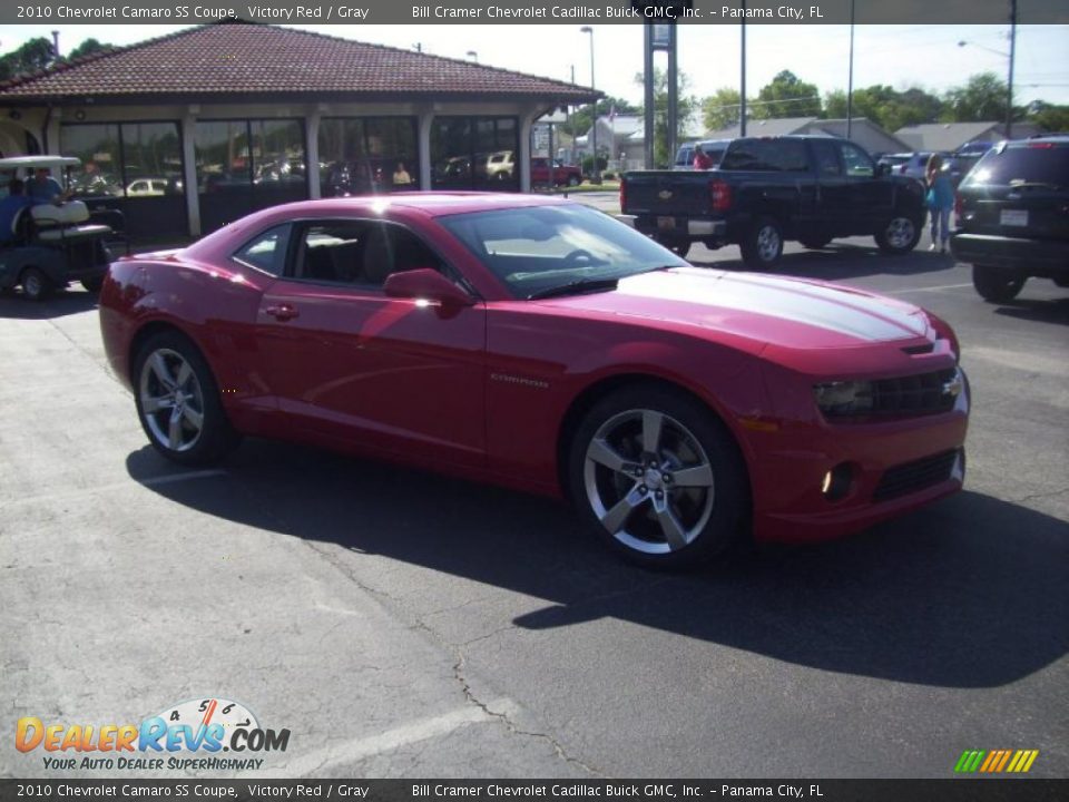 2010 Chevrolet Camaro SS Coupe Victory Red / Gray Photo #9