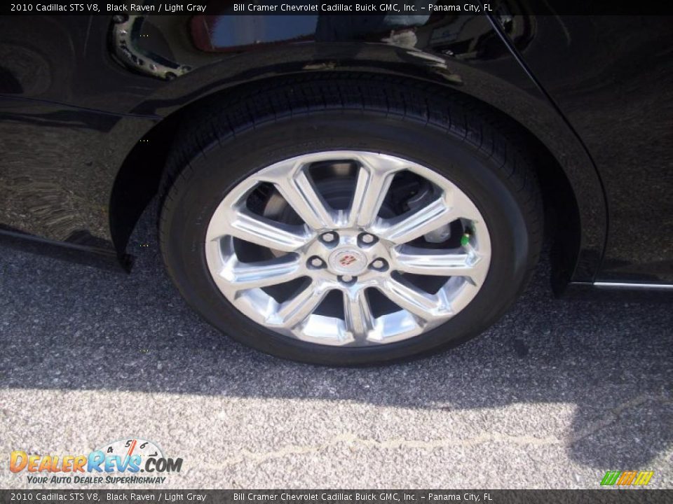 2010 Cadillac STS V8 Black Raven / Light Gray Photo #2