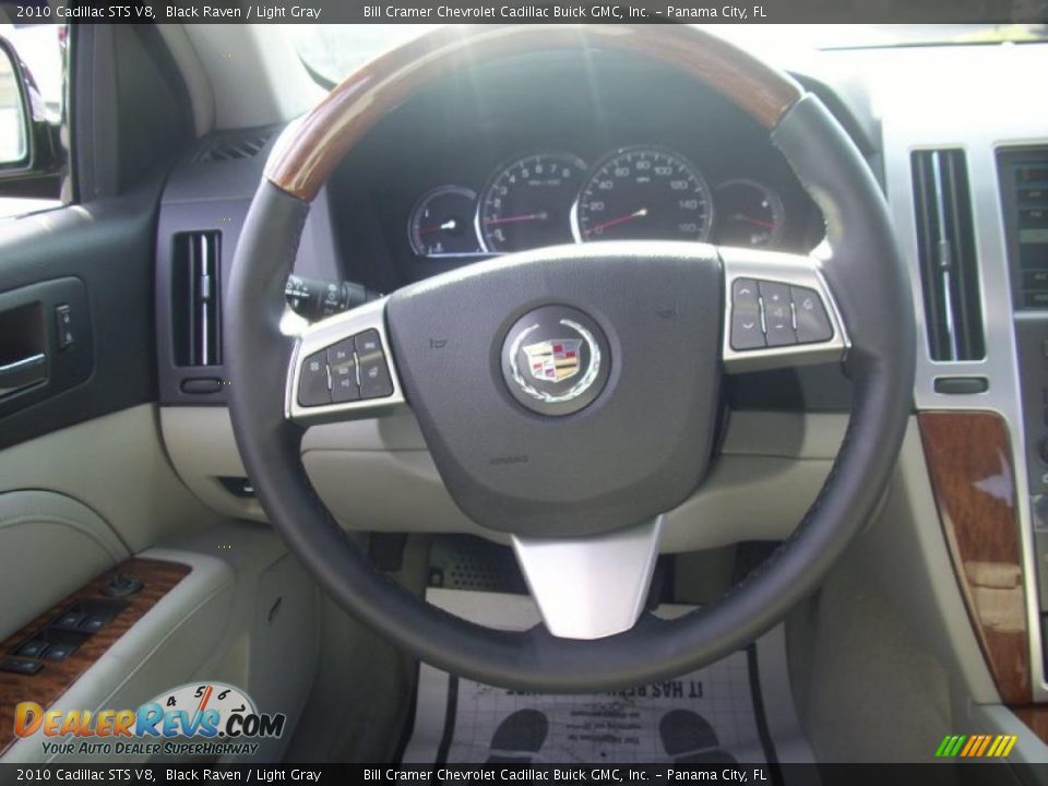 2010 Cadillac STS V8 Black Raven / Light Gray Photo #5