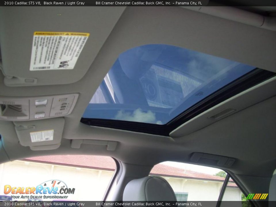2010 Cadillac STS V8 Black Raven / Light Gray Photo #9